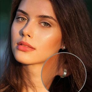 Unisex Magnetic Thick Huggie Hoop Earrings